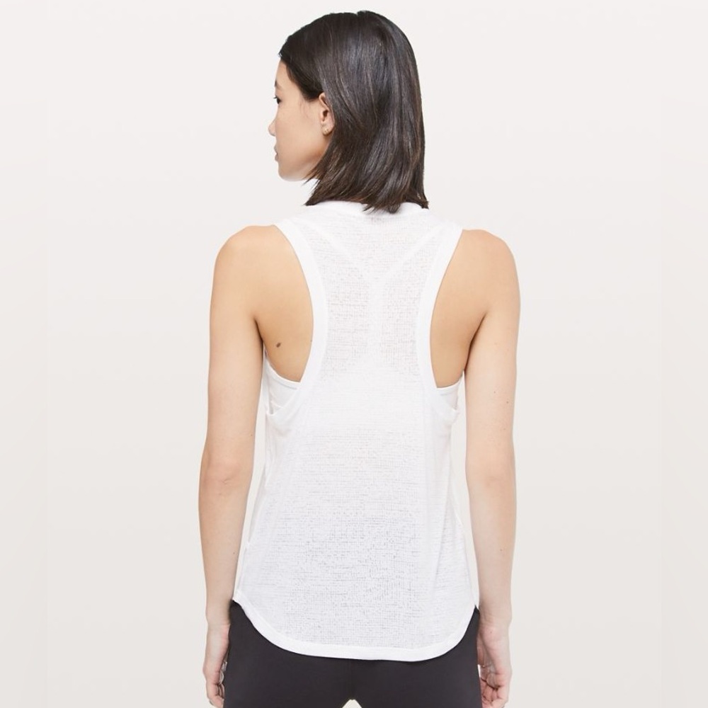 Lululemon Timeless Classic Tank Top – White Size 8 - Picture 7 of 9